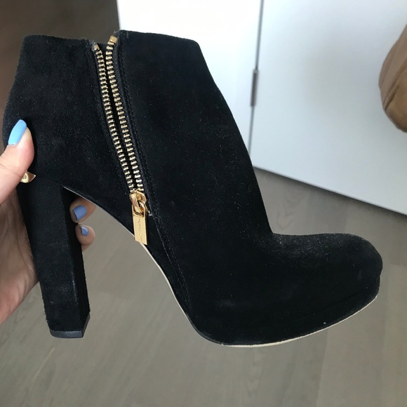 Michael Kors Booties With Gold Accents 